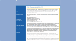 Desktop Screenshot of jilinpharm.com